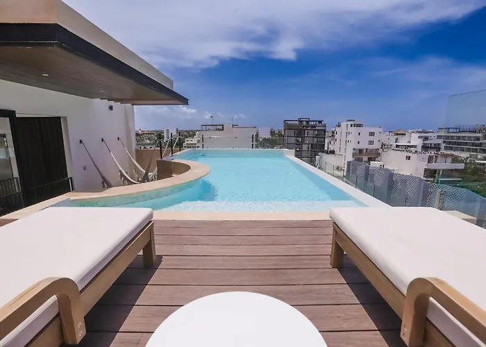 Apartment Calatt - Luxury, Design, Rooftop Pool, And A Prime Location Playa del Carmen
